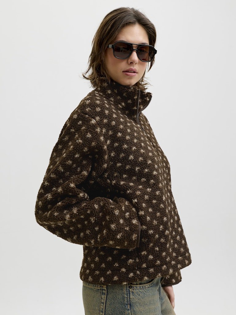 Jxvera Half Zip Teddy Jacket van JJXX – Jassen voor dames | Meisjes Brugge