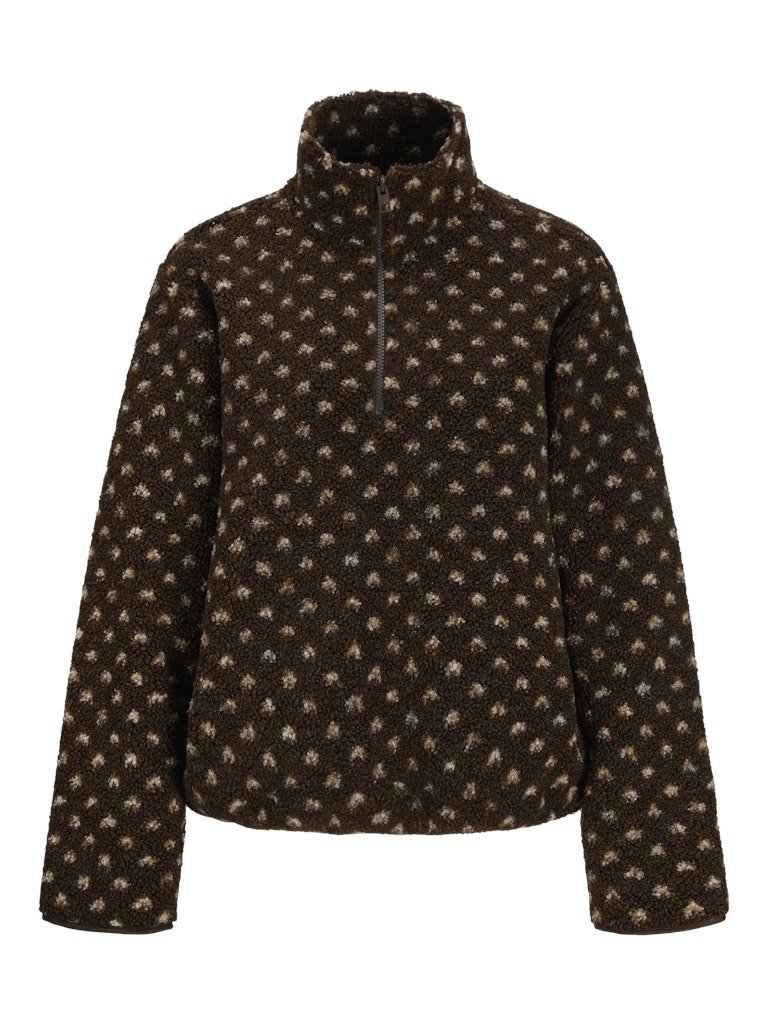 Jassen - Jxvera Half Zip Teddy Jacket van JJXX