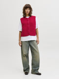 Jassen - Jxvera Teddy Vest SS26 van JJXX