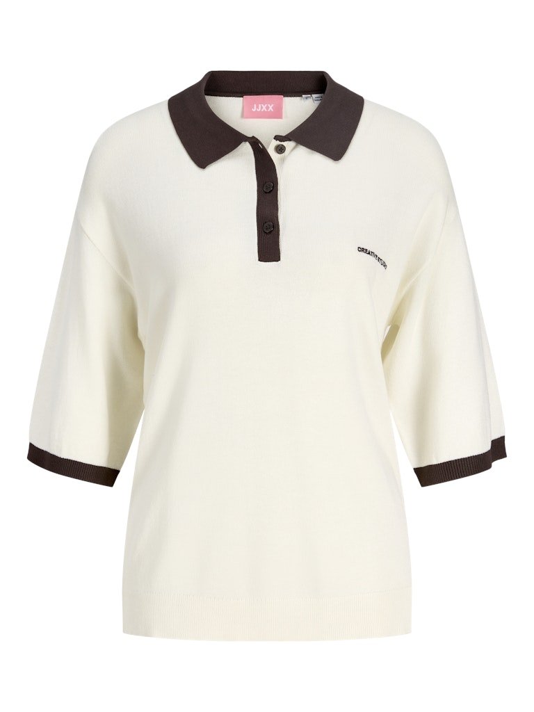 Pulls - Jxvilda Ss Polo Knit van JJXX