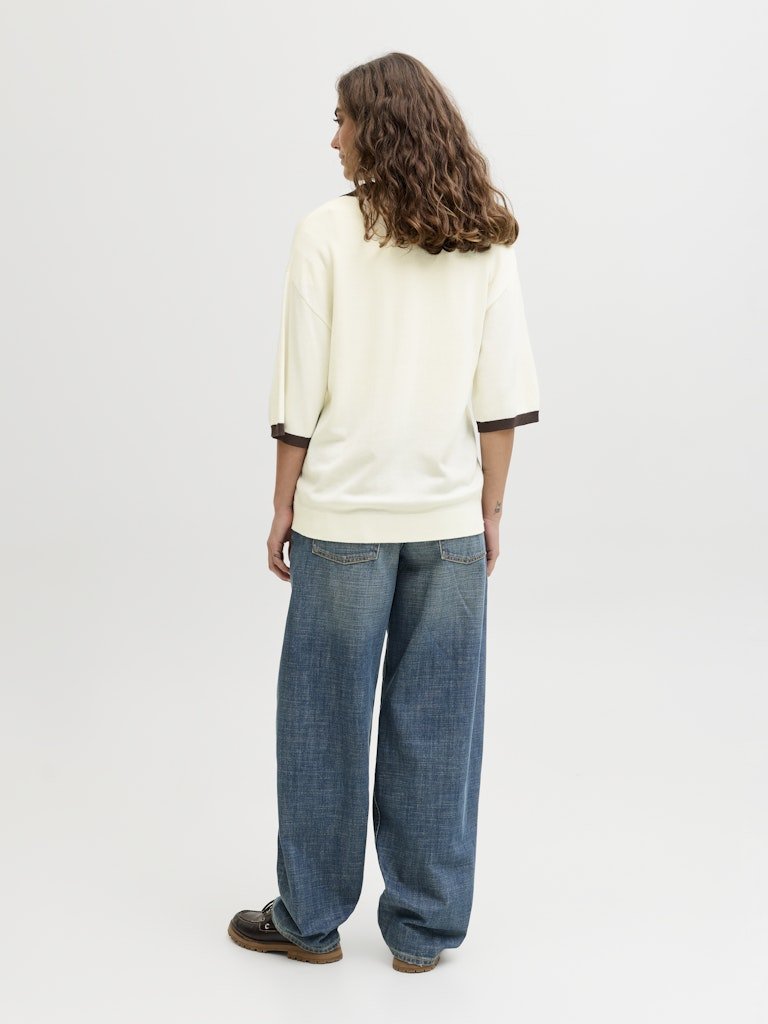 Pulls - Jxvilda Ss Polo Knit van JJXX