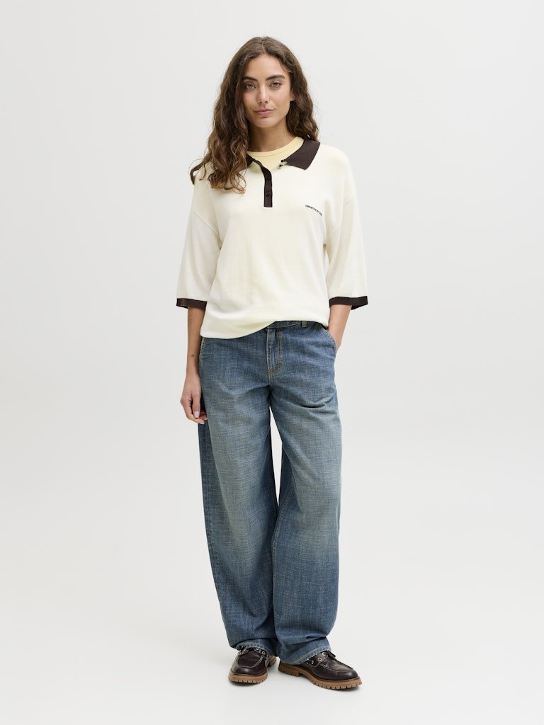 40% Jxvilda Ss Polo Knit van JJXX – Pulls voor dames | Meisjes Brugge