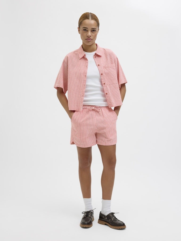 Jxwindy Seersucker Hw Shorts - koop Shorts van JJXX bij Meisjes Brugge