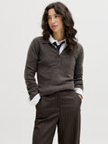 Bracken Pulls - Jxwren Wool Blend Polo Neck Knit van JJXX
