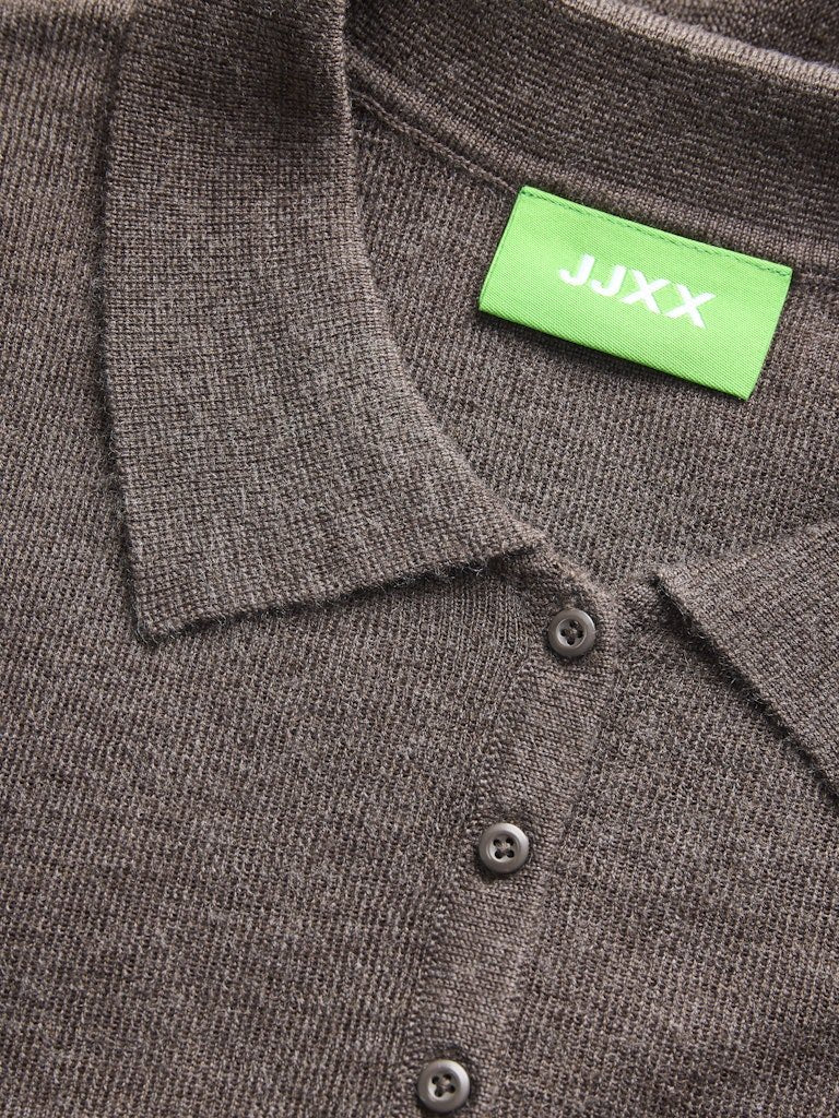 Pulls - Jxwren Wool Blend Polo Neck Knit van JJXX