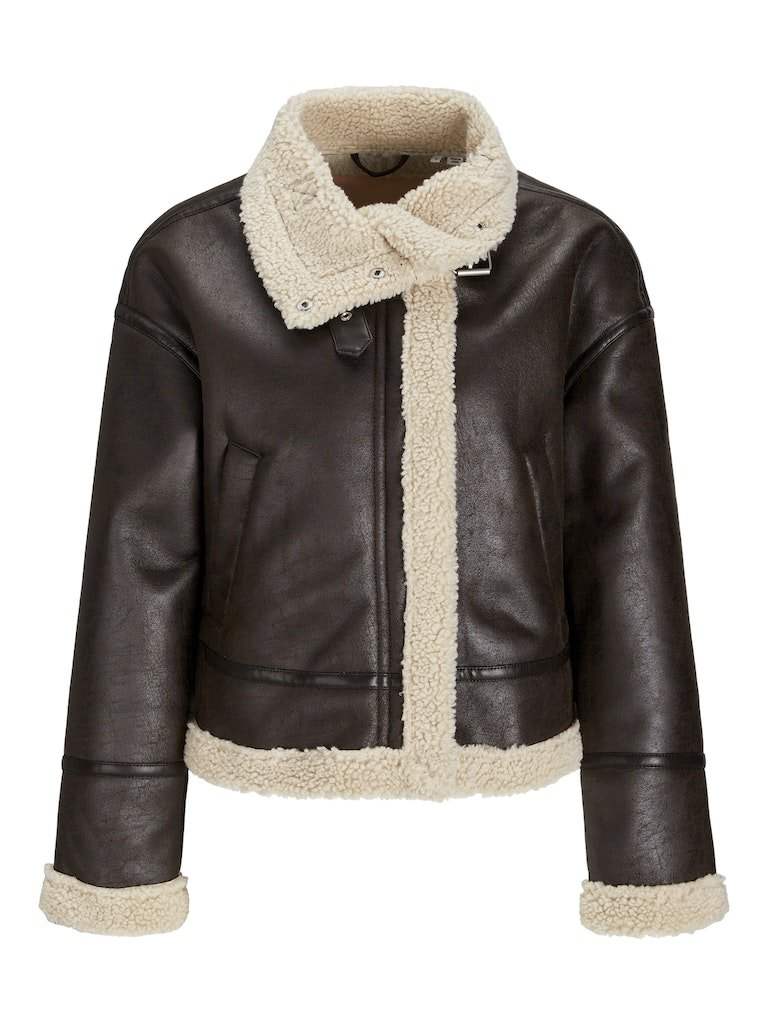 Jassen Jxyolanda Pu Shearling Jacket van JJXX