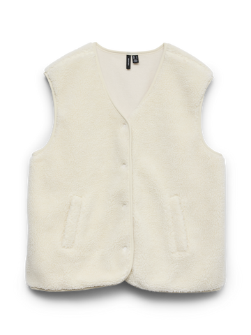 Cannoli Cream Cardigans - Vmjosefin Sl Teddy Gilet van Vero moda