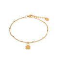 Lucky clover bracelet gold K.SA.171.1 Juwelen - Label Kiki Armbandje van Label Kiki