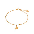 Heart bracelet gold K.SA.101.1 Juwelen - Label Kiki Armbandje van Label Kiki