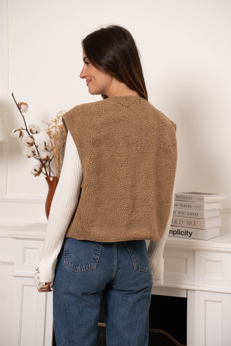 Cardigans - Lara Teddy Vest 4 van Meisjes