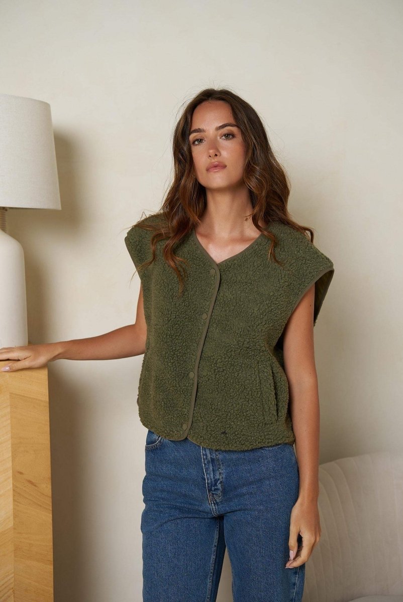 Cardigans - Lara Teddy Vest 4 van Meisjes