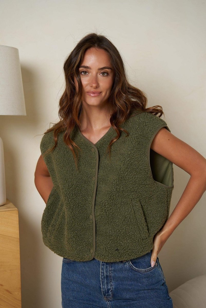 Cardigans - Lara Teddy Vest 4 van Meisjes