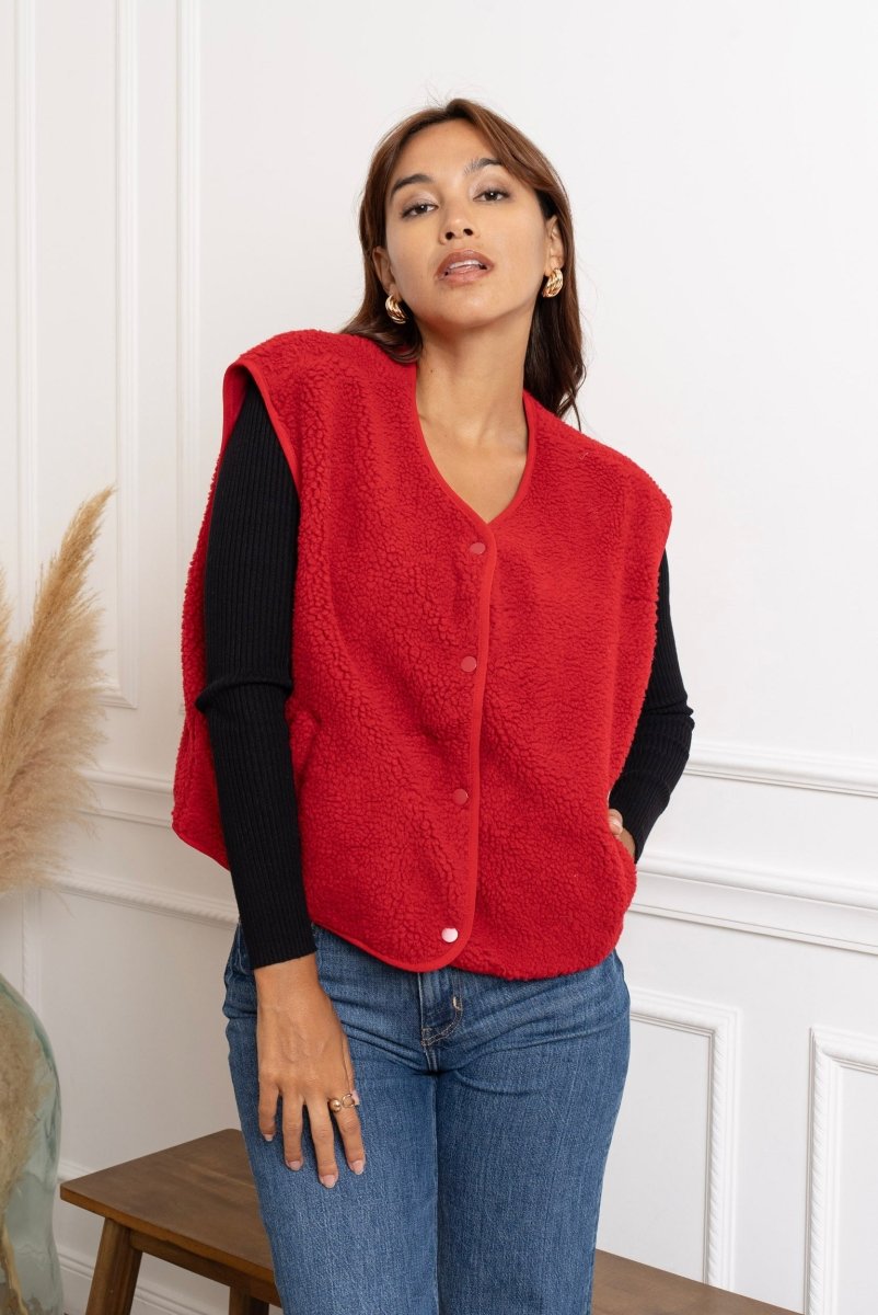 Cardigans - Lara Teddy Vest 4 van Meisjes