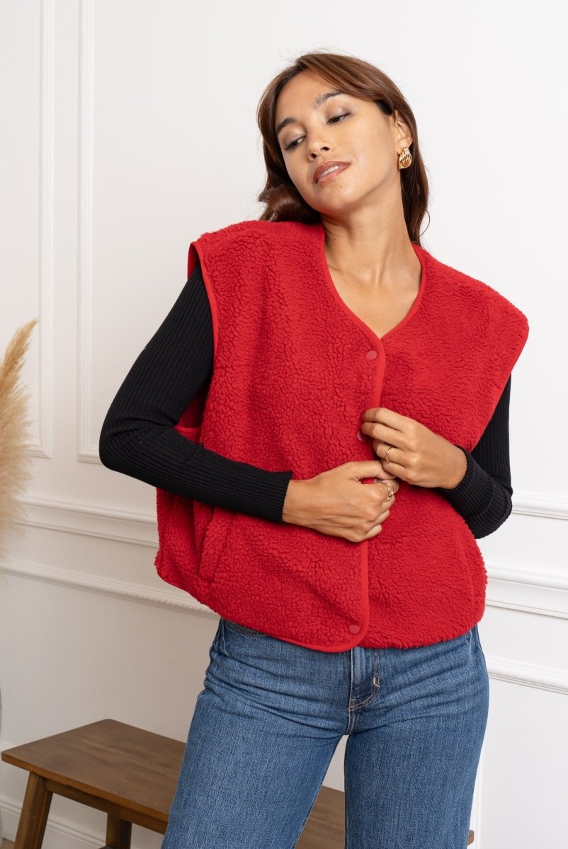 Cardigans - Lara Teddy Vest 4 van Meisjes