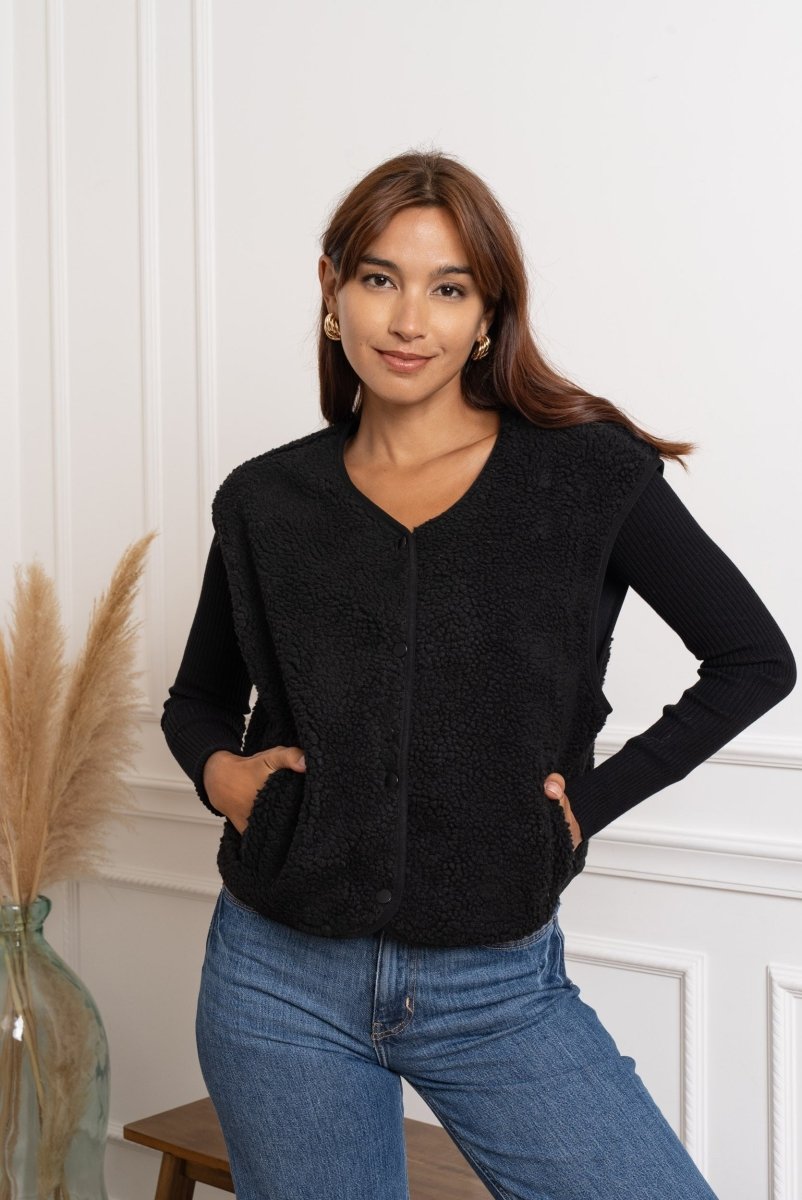 Lara Teddy Vest 4 van Meisjes – Cardigans voor dames | Meisjes Brugge