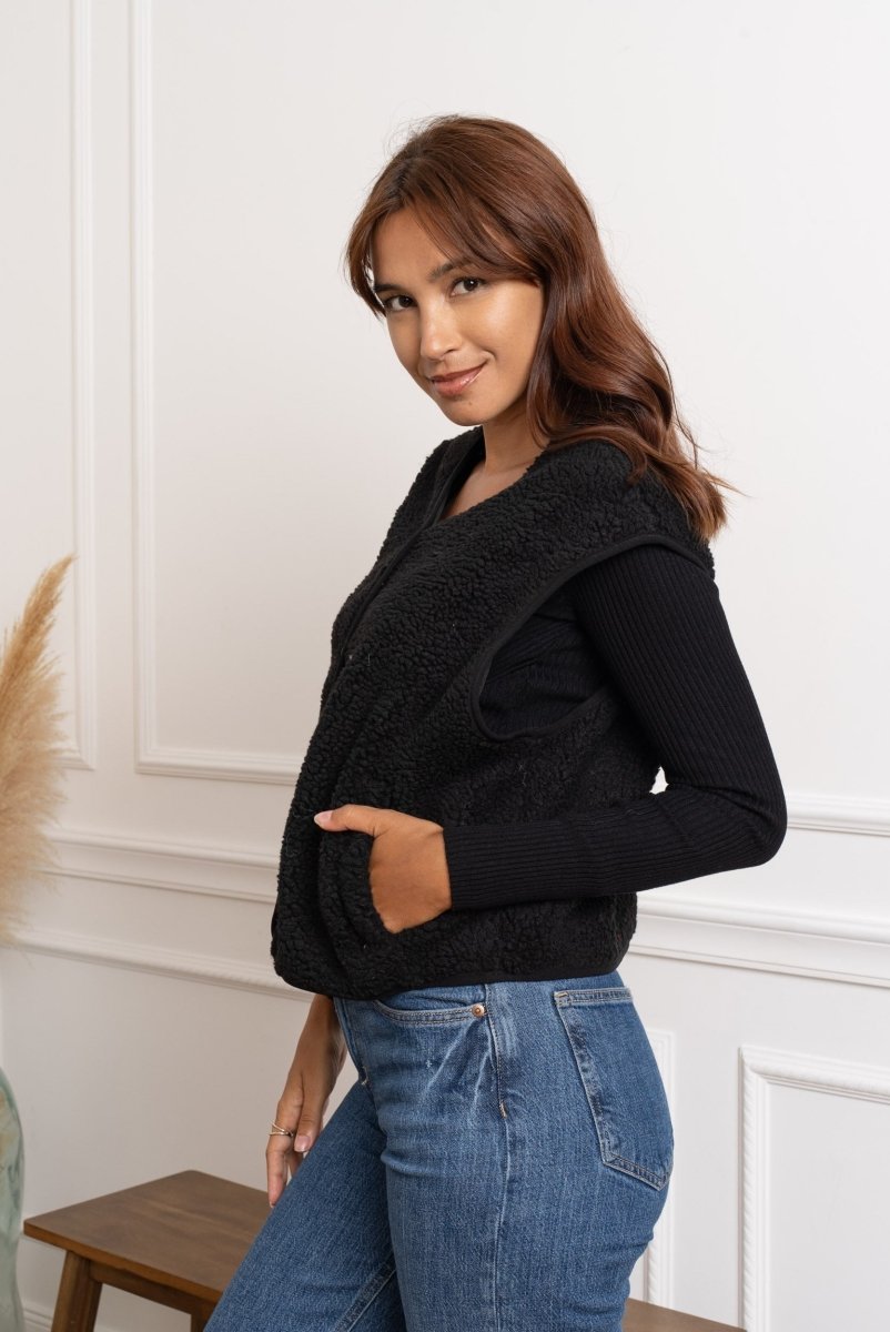 Lara Teddy Vest 4 van Meisjes – Cardigans voor dames | Meisjes Brugge