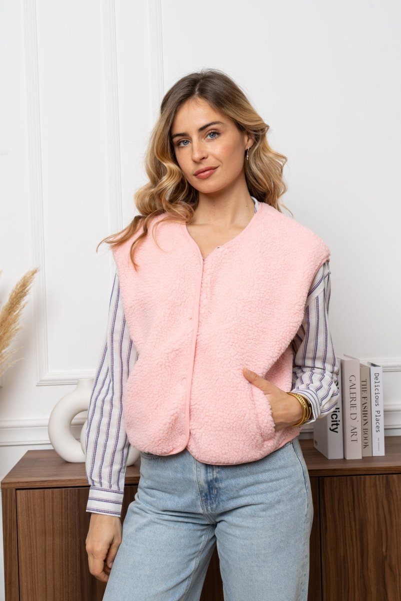 rose Cardigans - Lara Teddy Vest 4 van Meisjes