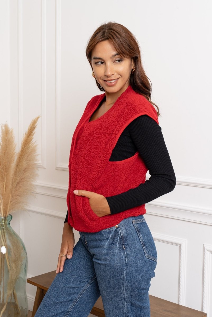 Cardigans - Lara Teddy Vest 4 van Meisjes