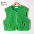 spring green Cardigans - Lara Teddy Vest 4 van Meisjes