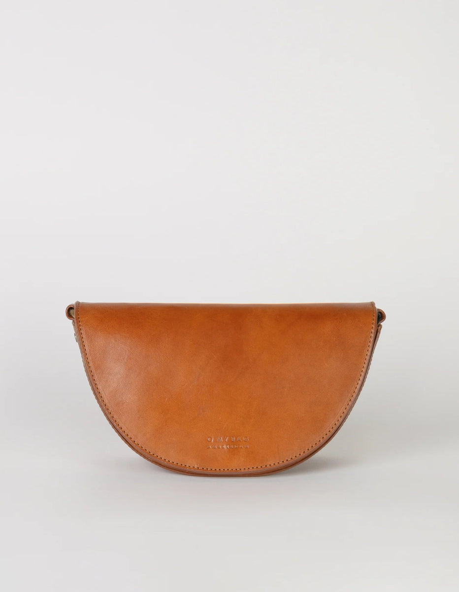 LAURA Cognac Classic Leather van O My Bag – Handtassen voor dames | Meisjes Brugge