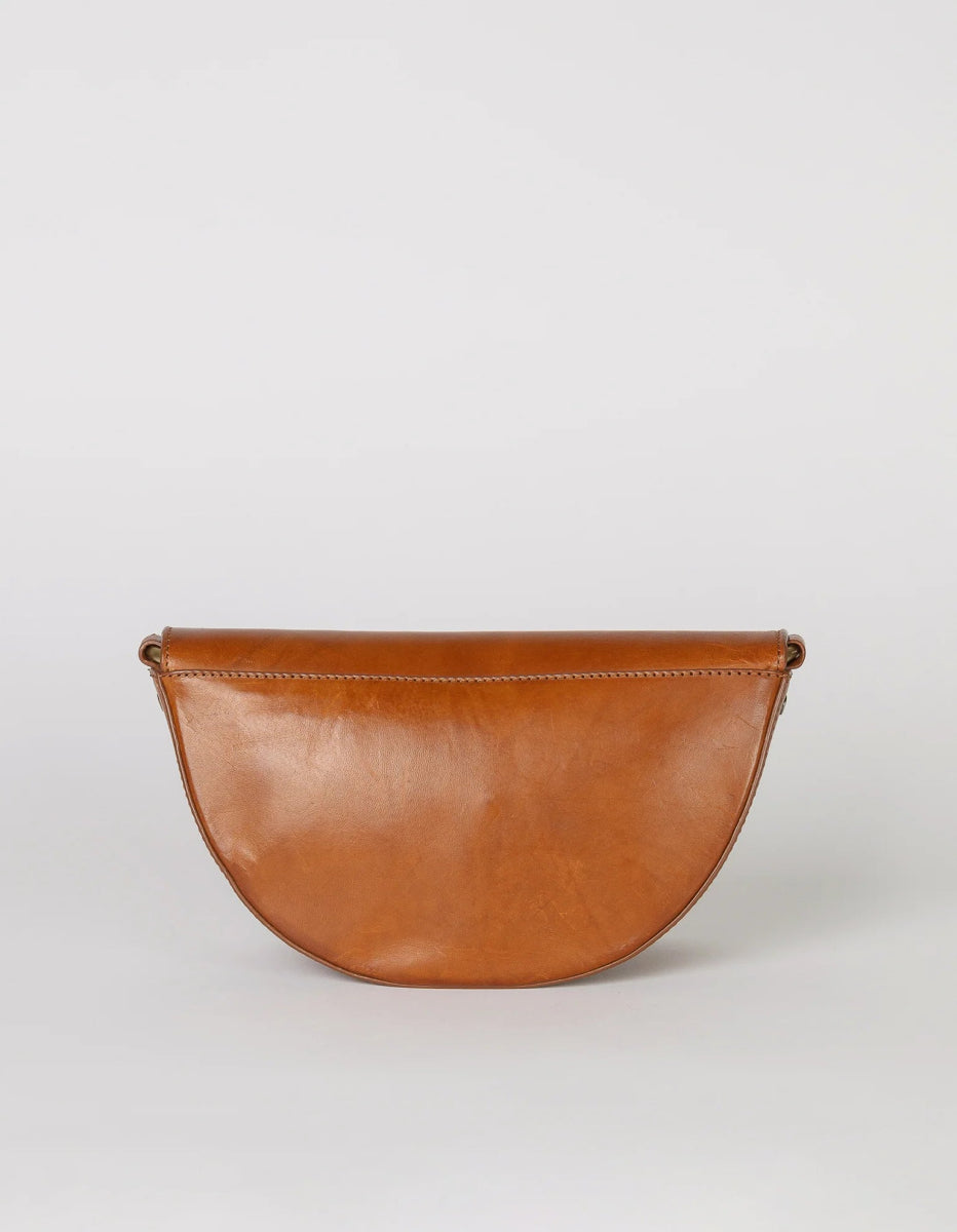LAURA Cognac Classic Leather van O My Bag – Handtassen voor dames | Meisjes Brugge