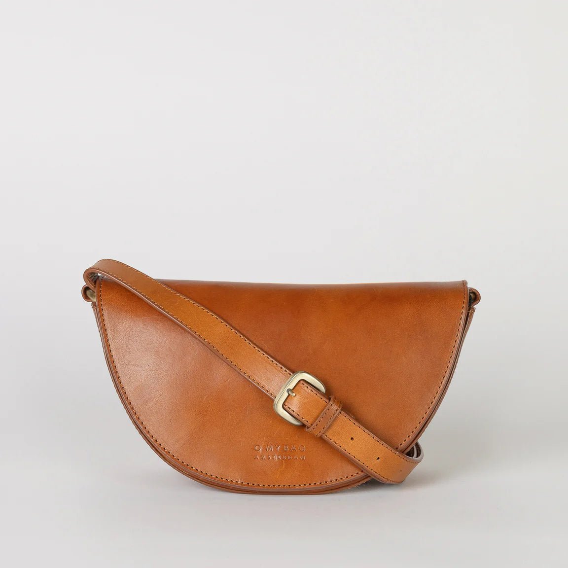LAURA Cognac Classic Leather van O My Bag – Handtassen voor dames | Meisjes Brugge