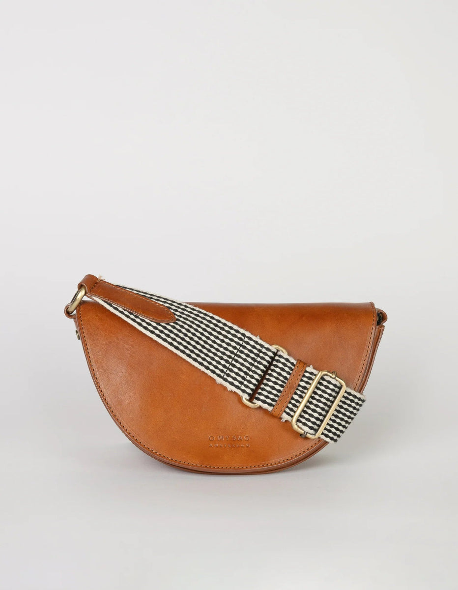 LAURA Cognac Classic Leather van O My Bag – Handtassen voor dames | Meisjes Brugge