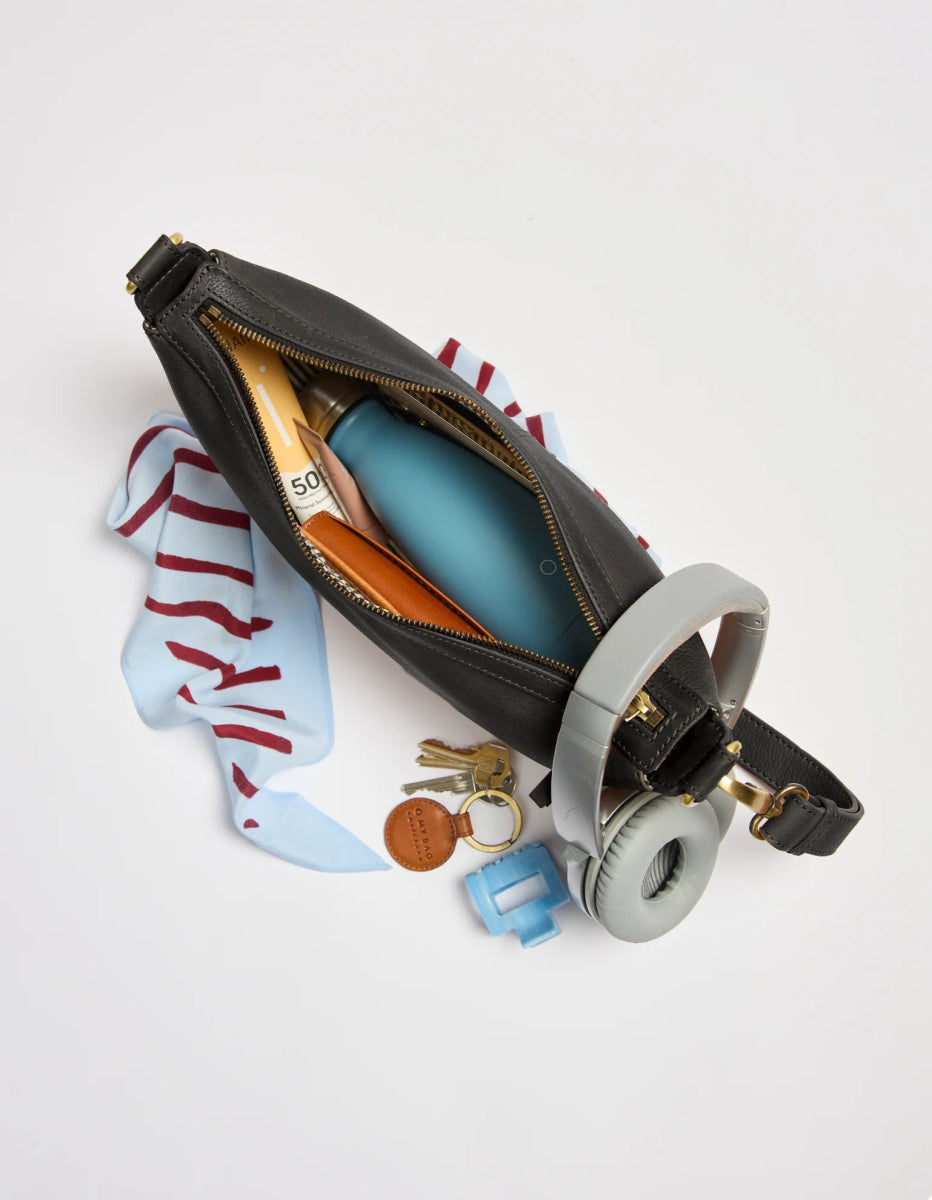 Handtassen - LEO Soft Grain Black van O My Bag