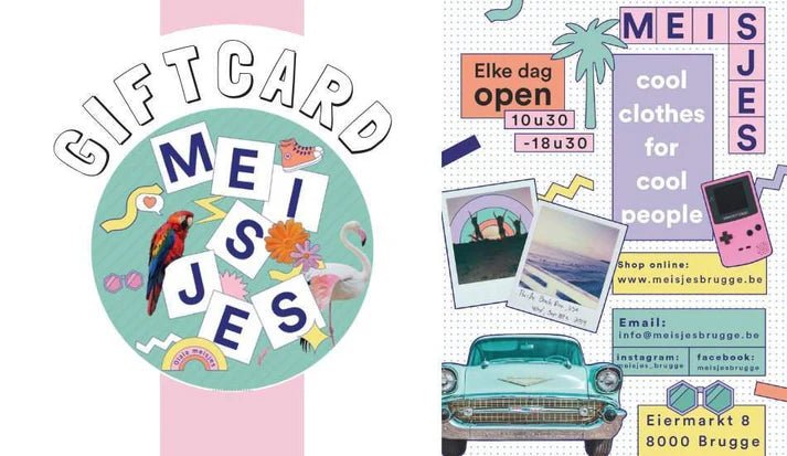 Meisjes Gift Card van Meisjes Brugge – Gifts voor dames | Meisjes Brugge