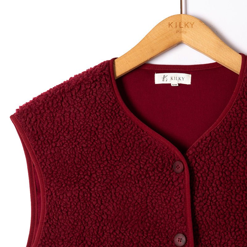 Jassen - Mélisande Teddy debardeur van Kilky