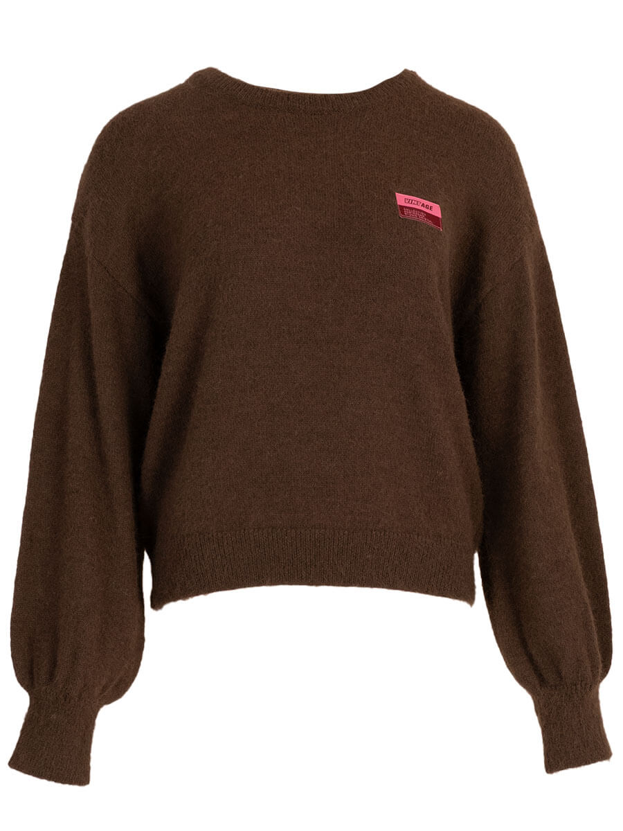 bruin Pulls - Mieke Patch pull van Meisjes