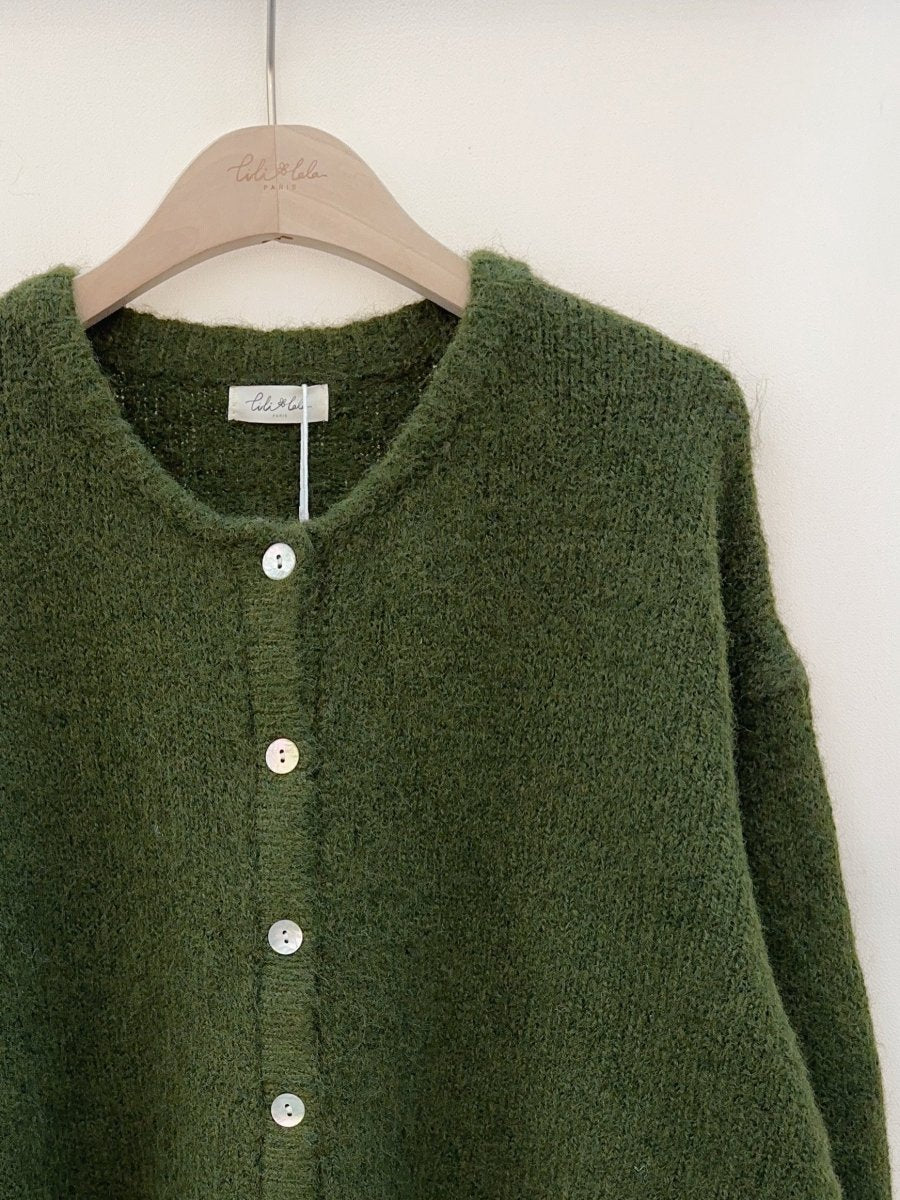 militaire One Size Cardigans - Mila Cardigan van Lili & Lala
