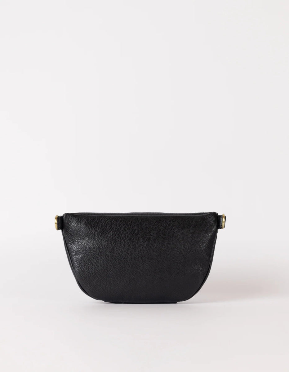 Handtassen - MILO Black Soft Grain Leather van O My Bag