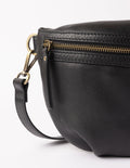 Handtassen - MILO Black Soft Grain Leather van O My Bag