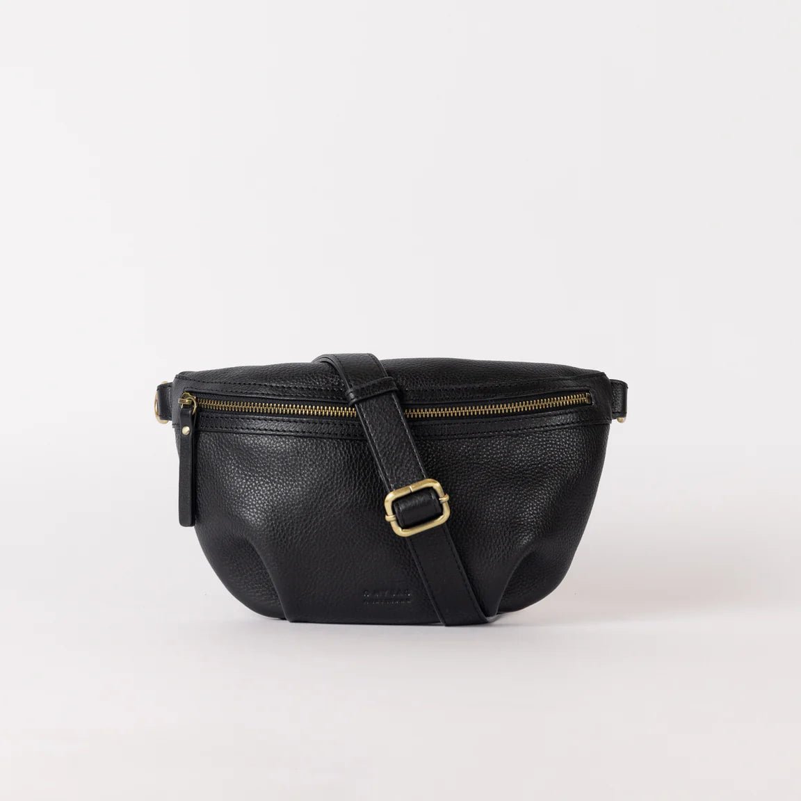 Black Soft Grain Leather Handtassen - MILO Black Soft Grain Leather van O My Bag