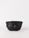 Handtassen - MILO Black Soft Grain Leather van O My Bag