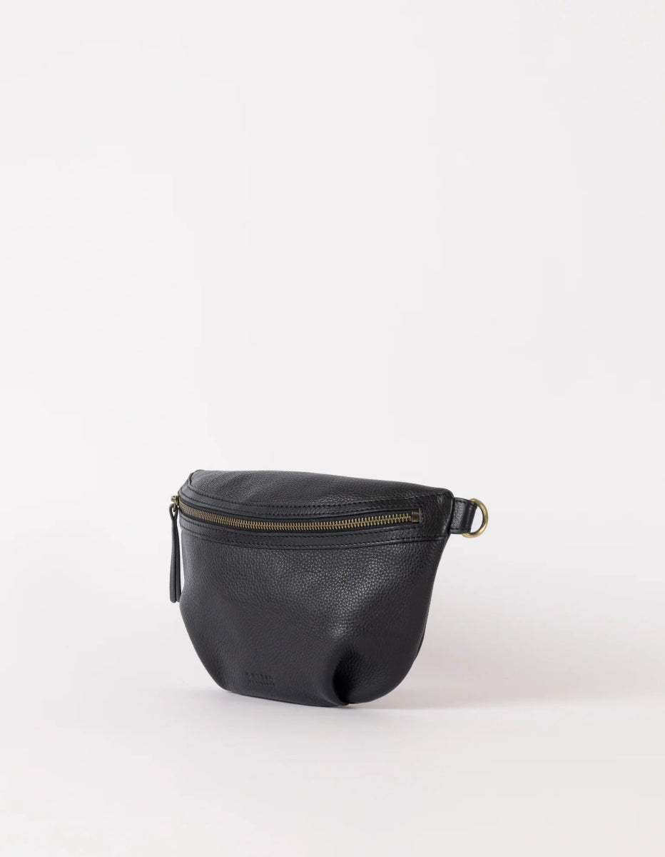 Handtassen - MILO Black Soft Grain Leather van O My Bag