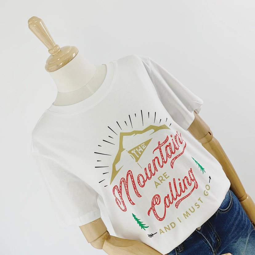 T-shirts - Mountain love t-shirt van Meisjes Brugge