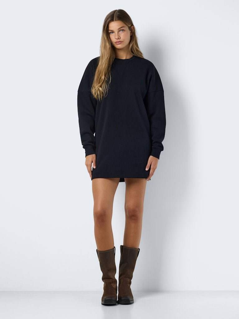 Jurken Nmalden L/S Short Sweat Dress Noos van noisy may