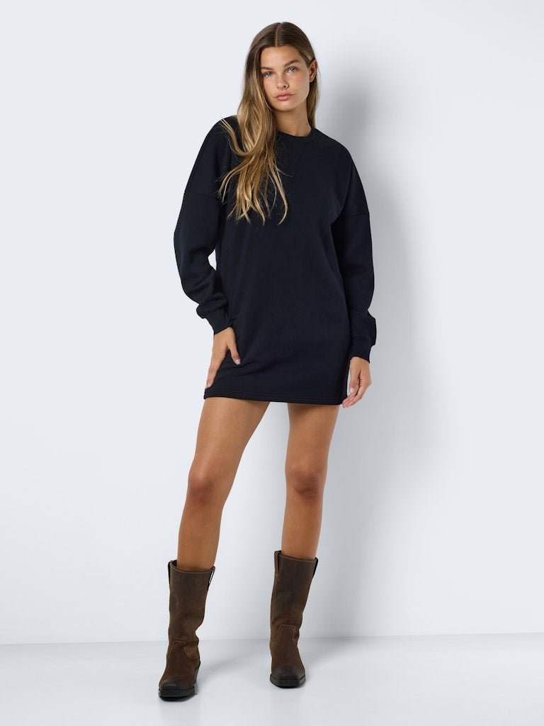 Jurken Nmalden L/S Short Sweat Dress Noos van noisy may