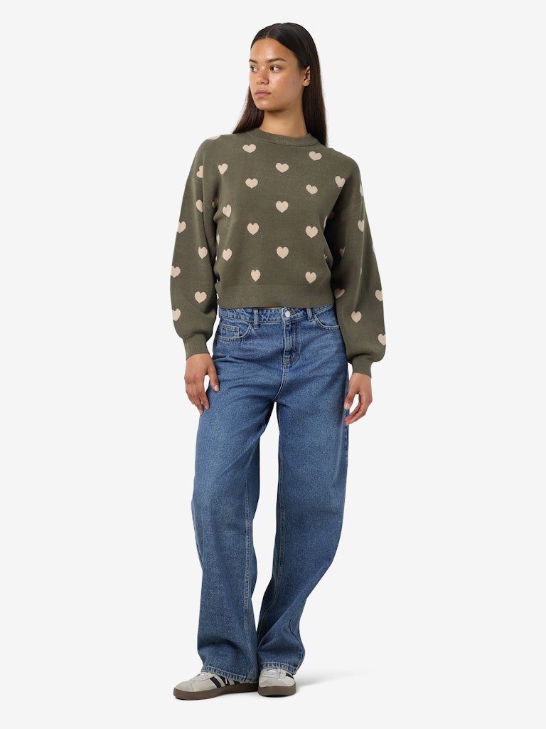 Pulls - Nmcharlott L/S O-Neck Knit Noos van noisy may