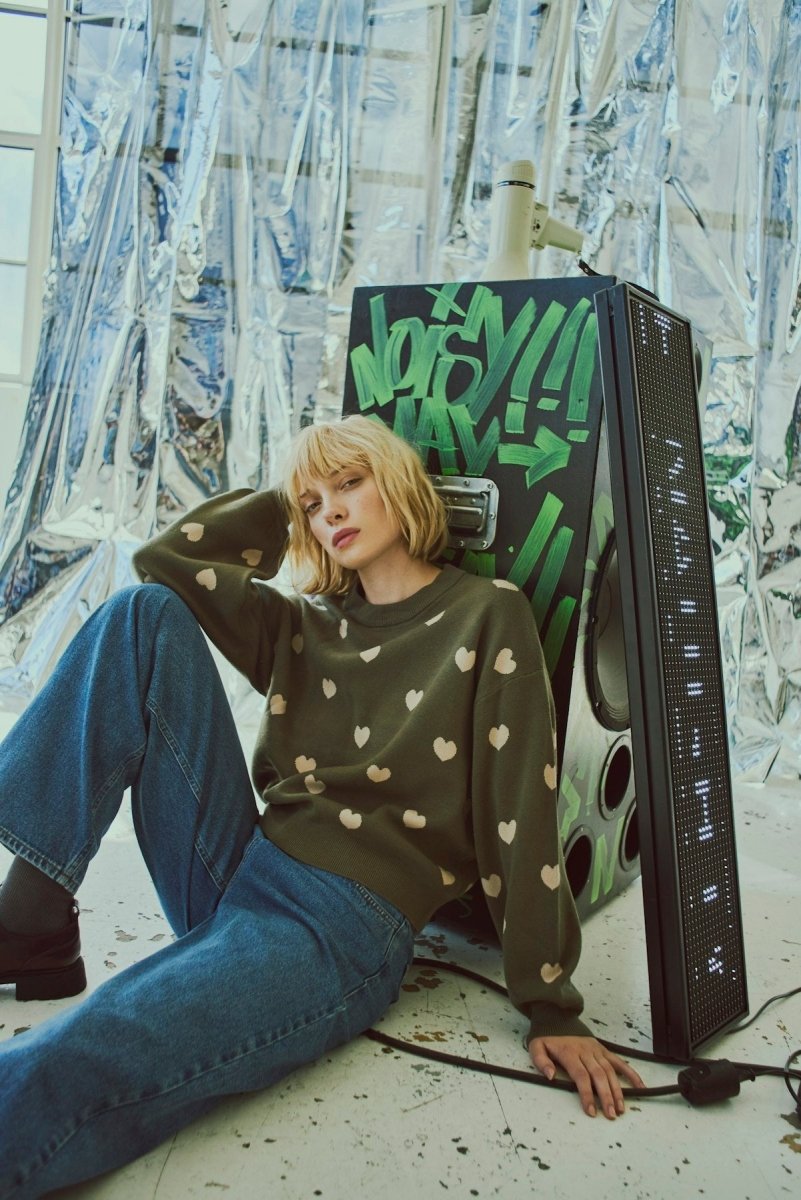 Pulls - Nmcharlott L/S O-Neck Knit Noos van noisy may