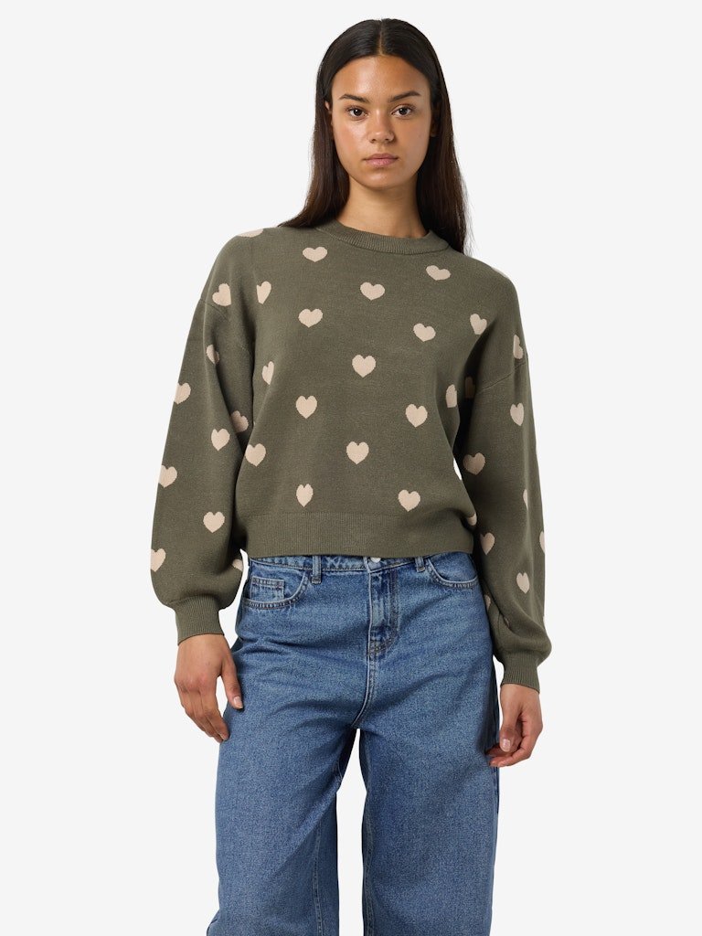 Pulls - Nmcharlott L/S O-Neck Knit Noos van noisy may