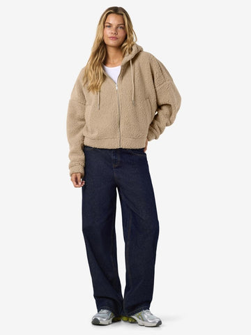 Nmcuddle Crop Hood Jacket van noisy may – Jassen voor dames | Meisjes Brugge