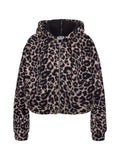 Nmcuddle Crop Hood Leo Jacket – Jassen voor dames in kleur | Meisjes