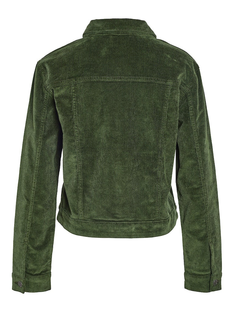 Kombu Green Jassen - Nmdebra L/S Corduroy Jacket Noos van noisy may