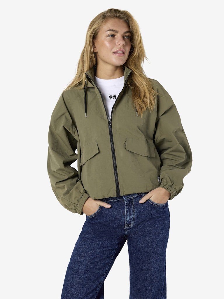 Jassen - Nmflash Crop Hood Jacket van noisy may