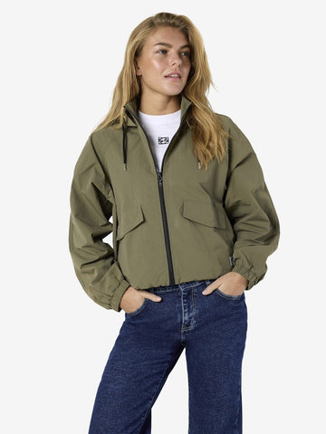 Jassen - Nmflash Crop Hood Jacket van noisy may