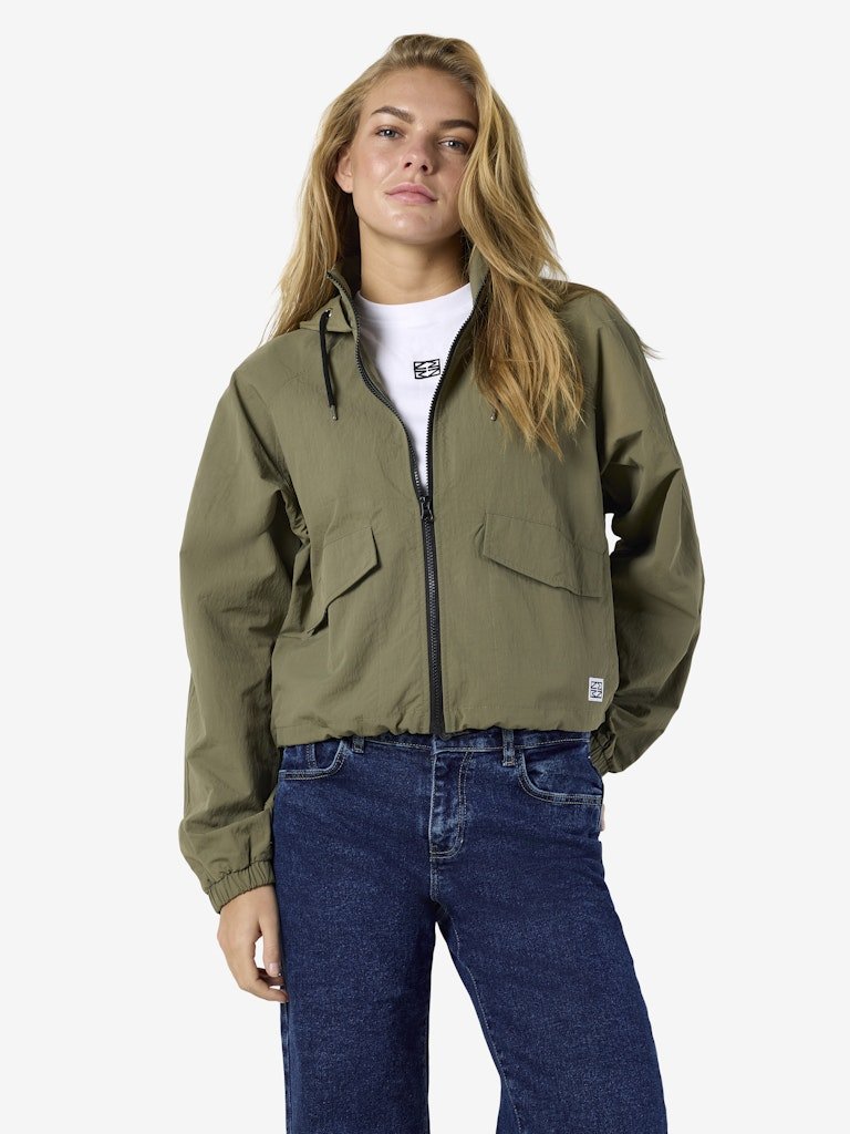 Jassen - Nmflash Crop Hood Jacket van noisy may