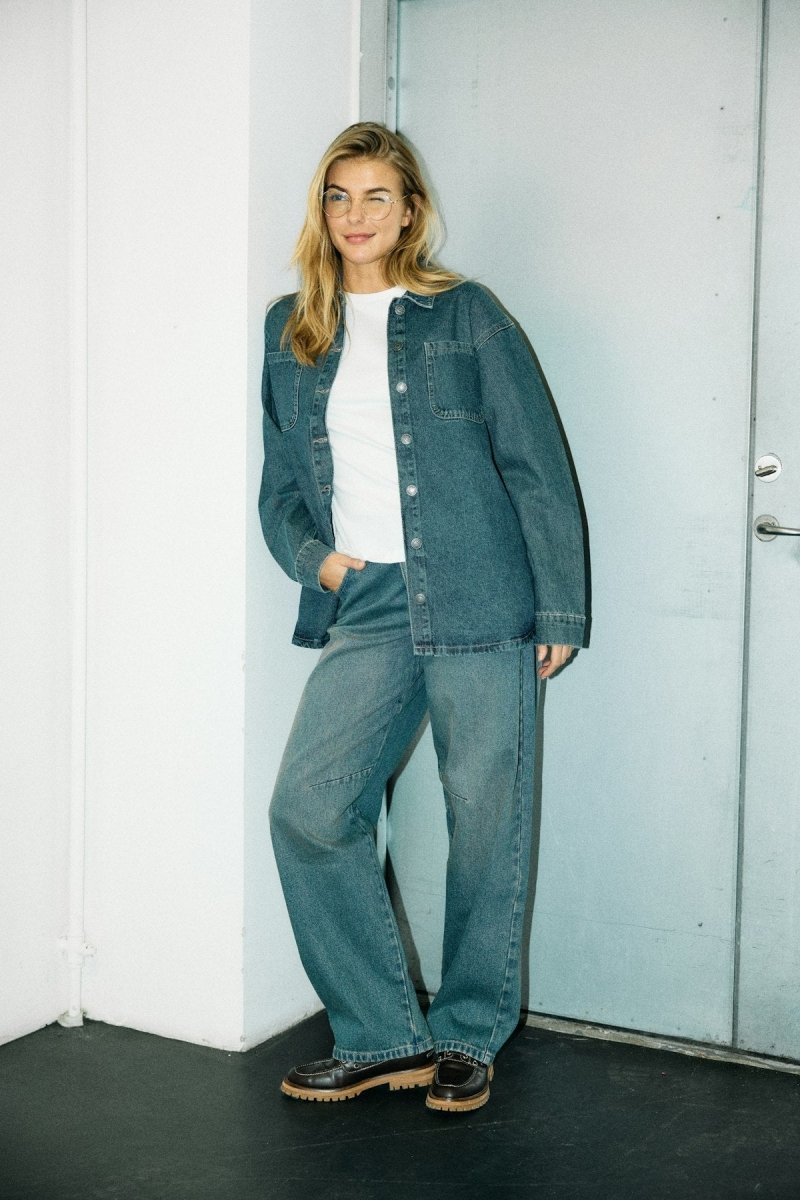 Jeans - Nmhazal Hw Barrel Jeans Vi586Mb Noos van noisy may